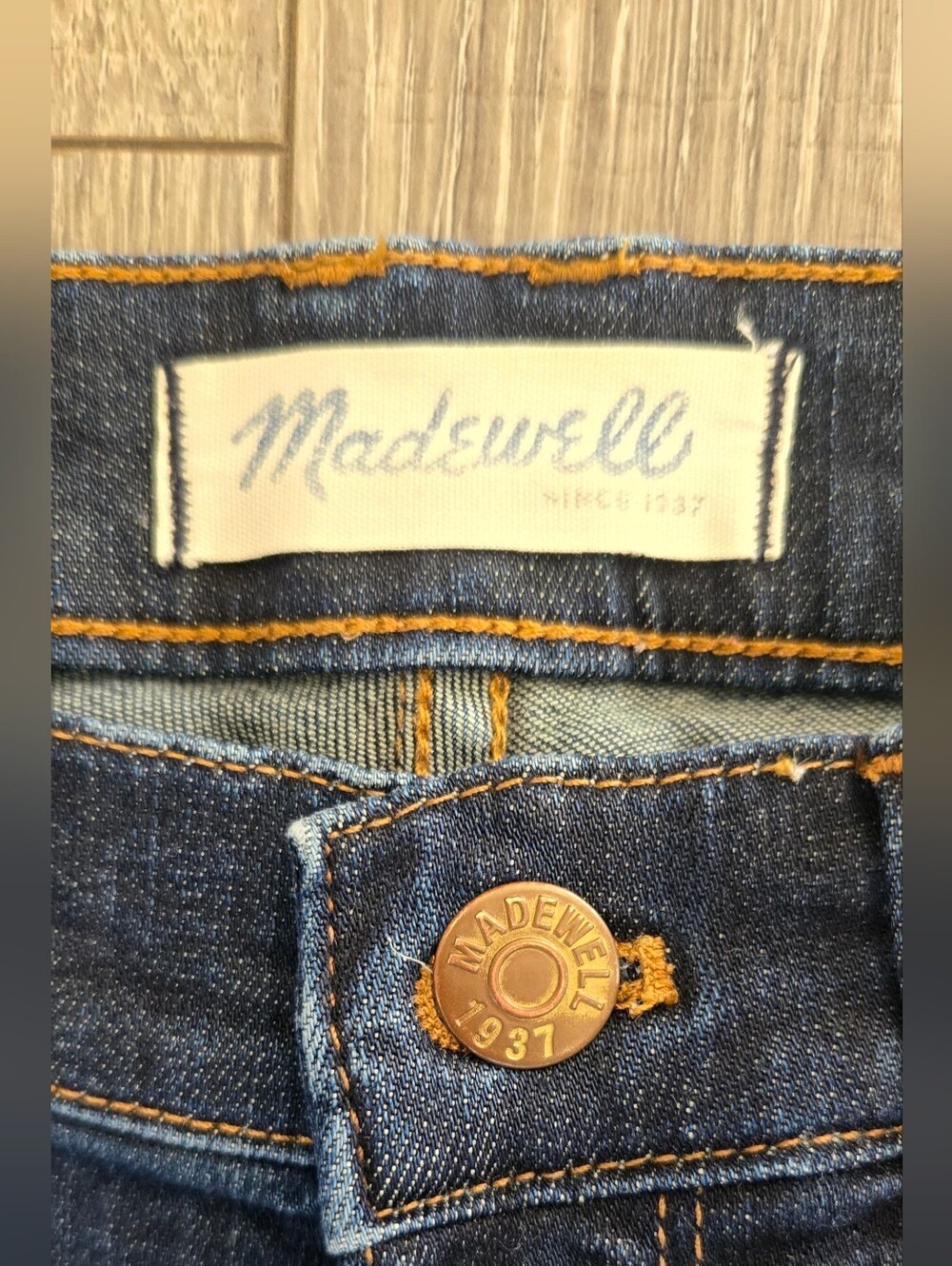 Madewell Women’s Skinny Jeans Size 26 Dark Wash High Rise Denim - Picture 8 of 9